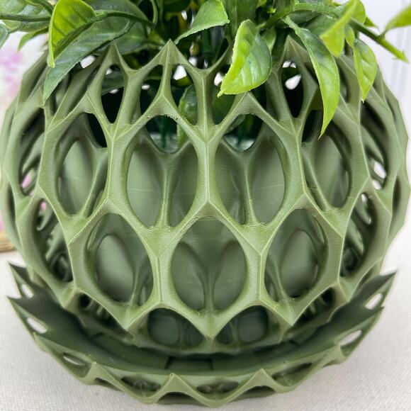 Invader Planter Pot, Small Indoor Flower Pot, Tabletop Planter - Picture 2 of 8